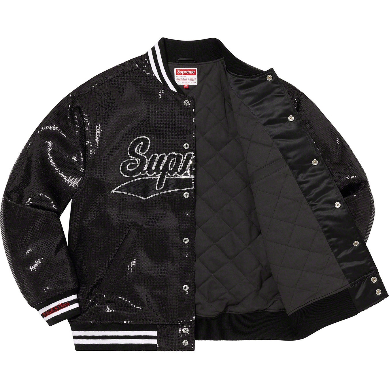 Supreme®/Mitchell & Ness® Sequin Varsity Jacket view 16